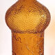 Amber glass decanter