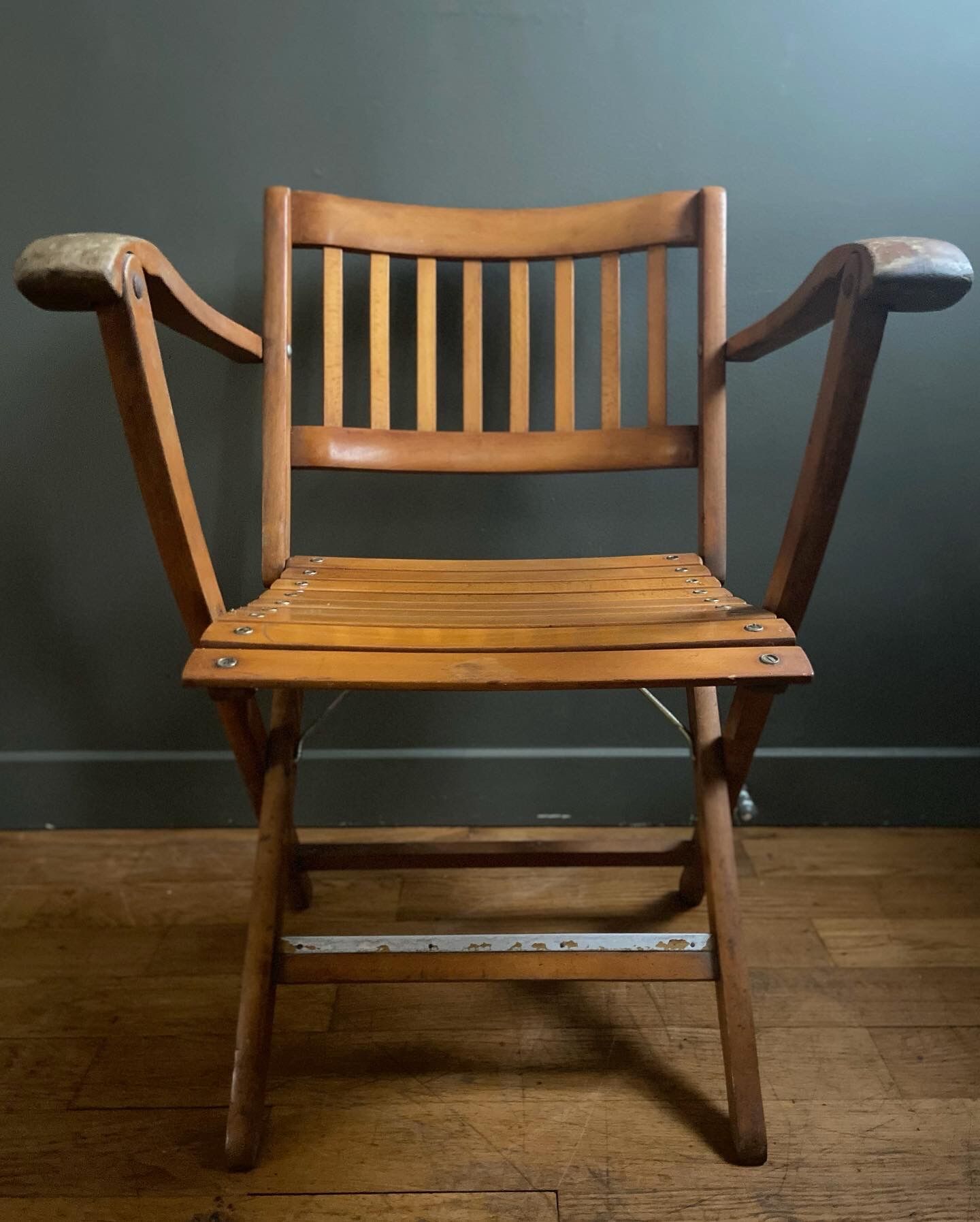 Folding armchair made in Italy stamped Reguitti