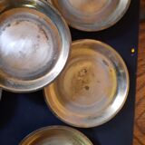 Set of brass coasters