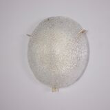 Curved glass ceiling lamp