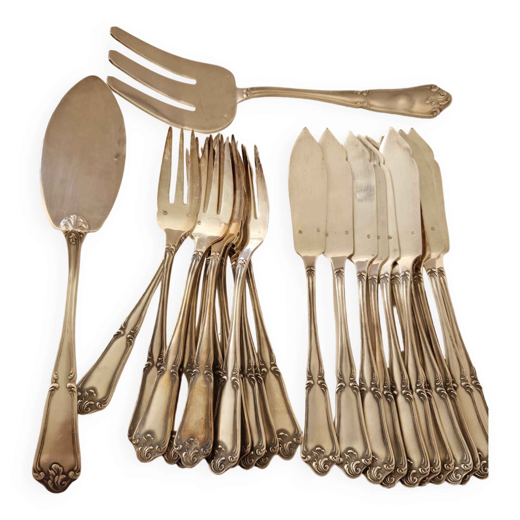Fish cutlery 26 pieces