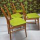 Lot of 4 Scandinavian chairs from the 1960s.