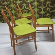Lot 4 chaises scandinave 1960