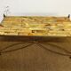 Coffee table in stone marquetry