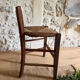 Old wooden country chair.