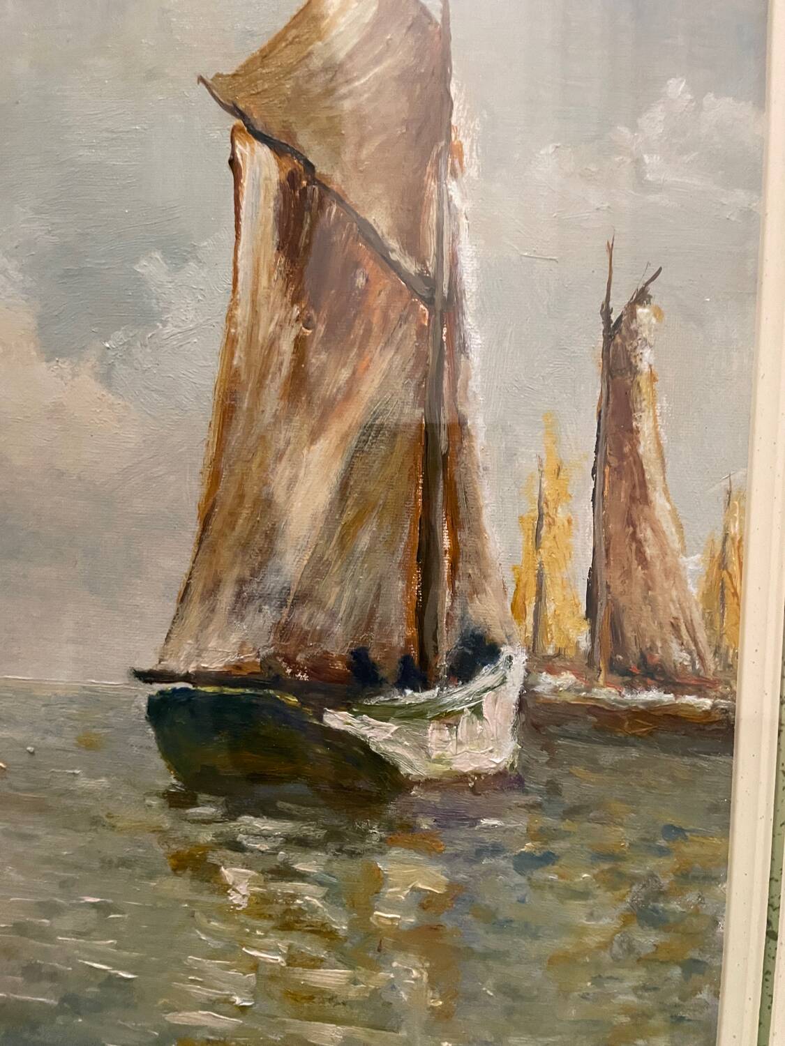 Animated marine landscape painting 20th century