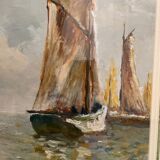 Animated marine landscape painting 20th century