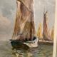Animated marine landscape painting 20th century