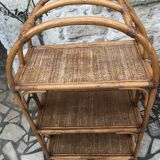 Rattan book case