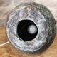 Large ceramic lamp base with dual lighting