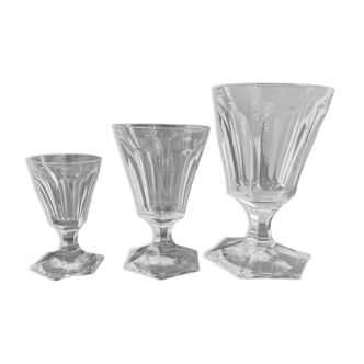 Lot de 25 verres ancien