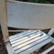 Vintage wooden folding chairs