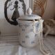 Large English earthenware pot by Laura & Ashley