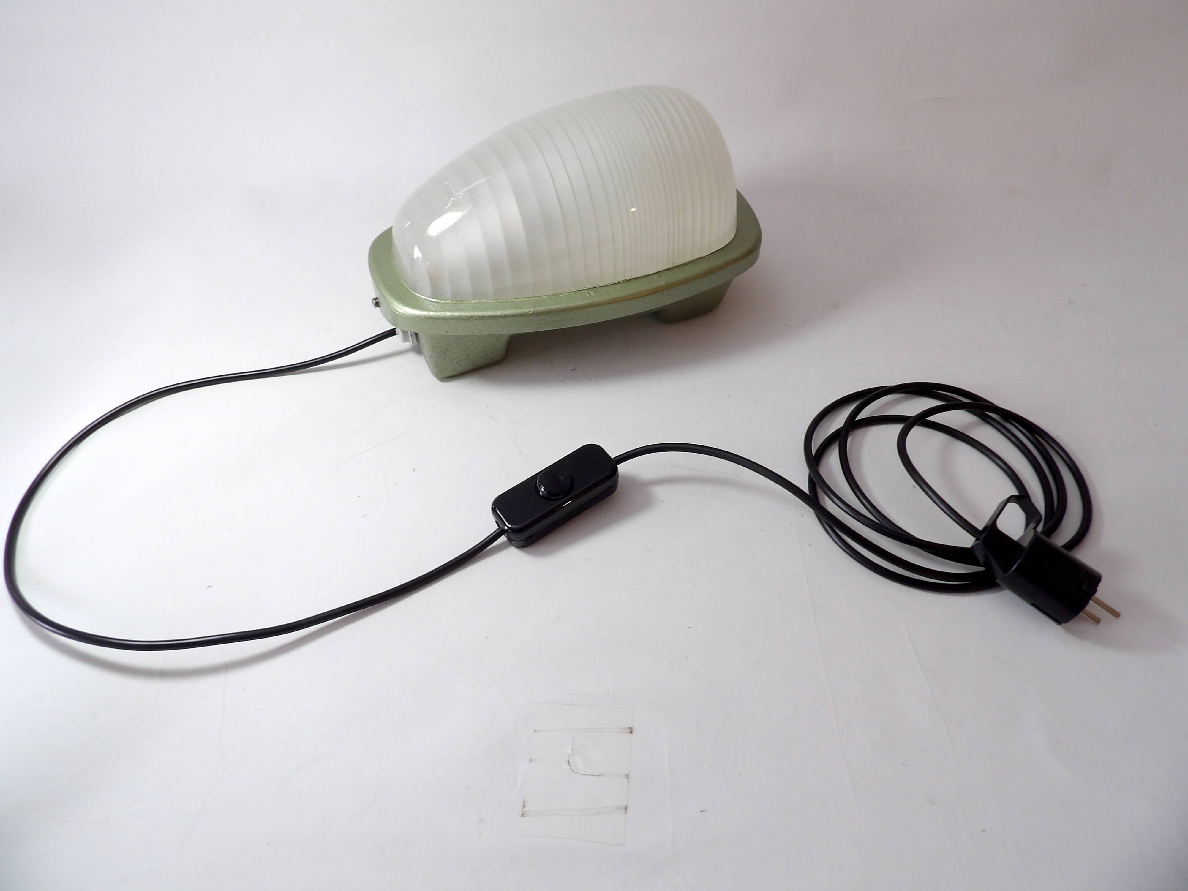 French Industrial table or wall lamp by Holophane, France, model AE200