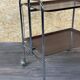60s 70s serving trolley dinette side table space age brown design
