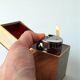 Faux tortoiseshell and mirror Dior style lighter, Italy, 1970s