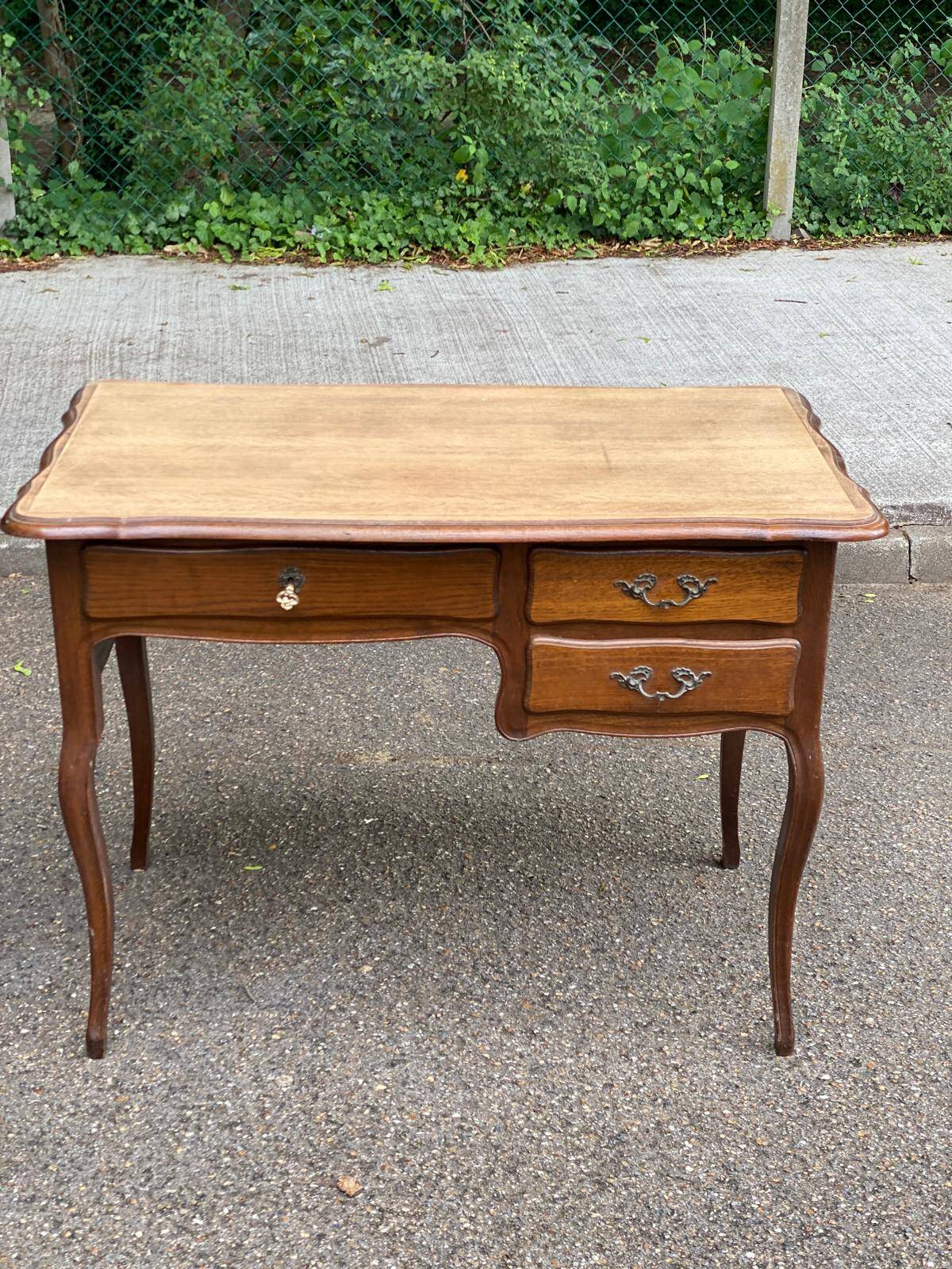 Louis XV oak centre or lady's desk