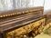 Golden wood mirror 76x109