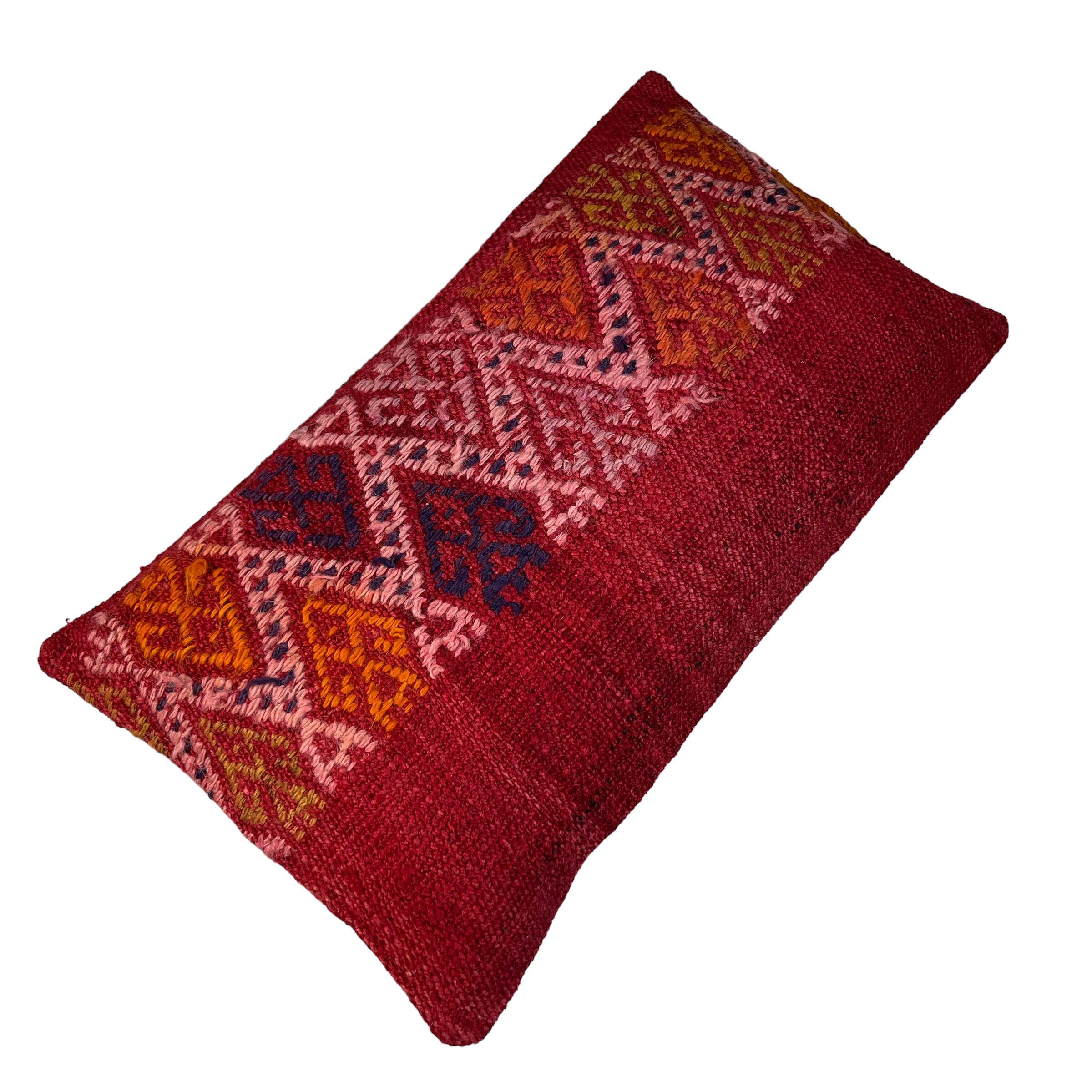Housse de coussin kilim vintage turque faite à la main, 30 x 50 cm