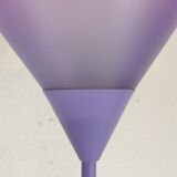 Upcycled floor lamp lilac 80's style Memphis