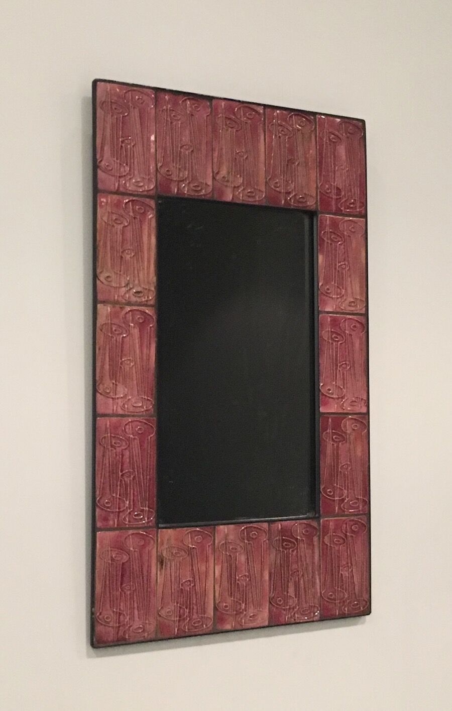 Ceramic mirror 35x59cm