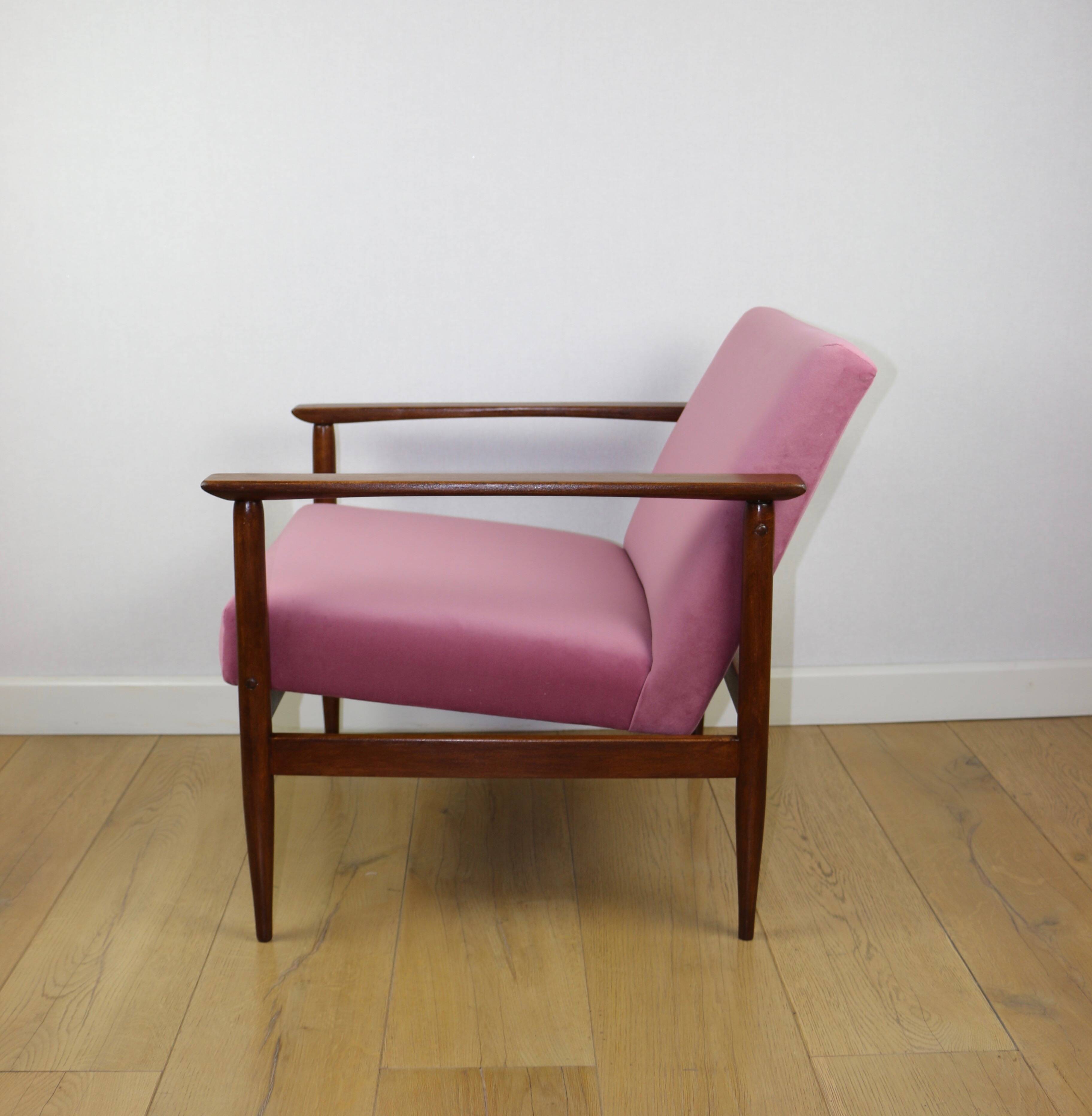Vintage Pink Easy Chair, 1970s