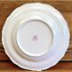 6 old Gien soup plates, pink landscape, 1938/1960