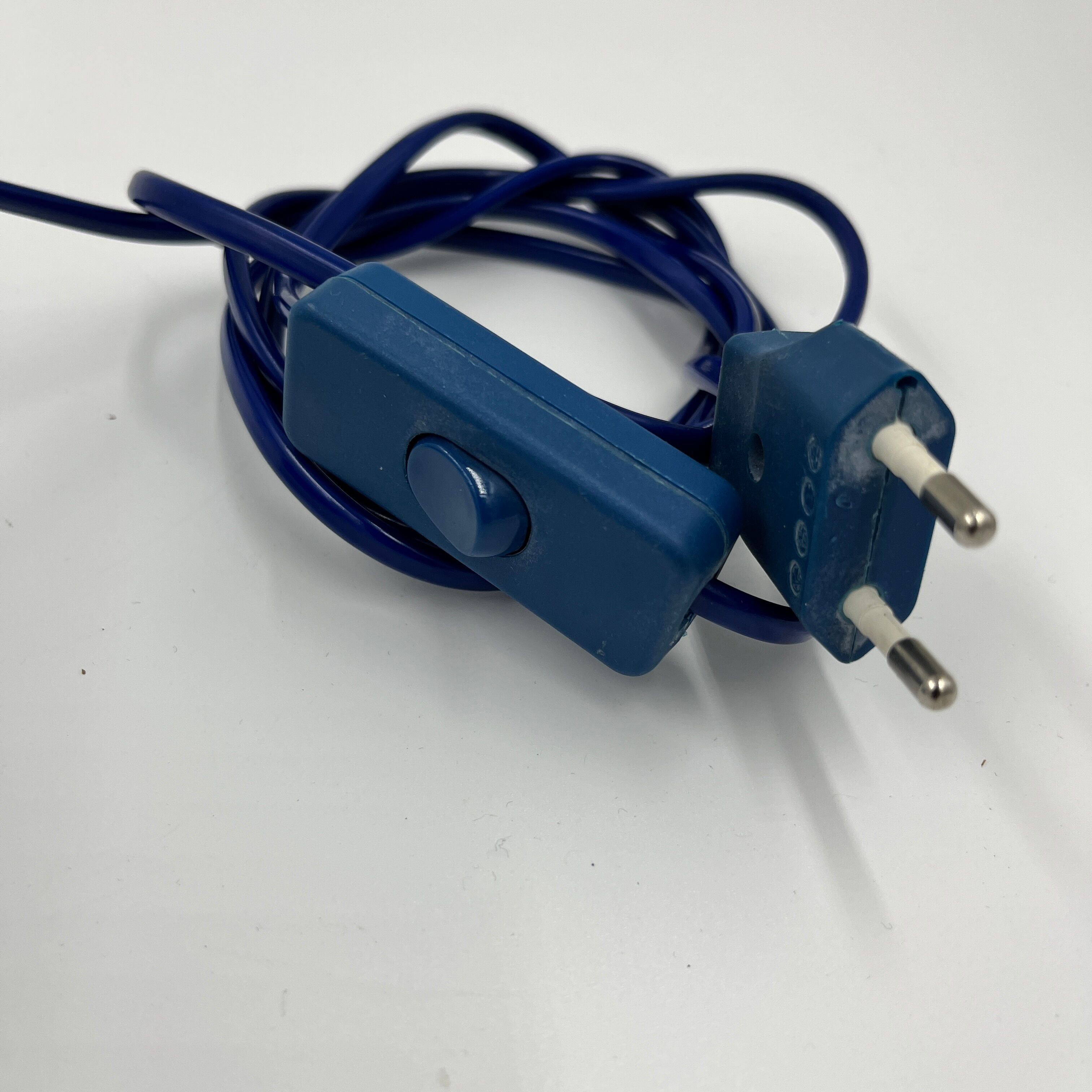 Blue table lamp Domec 80s