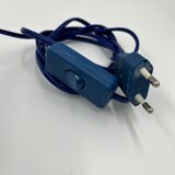 Blue table lamp Domec 80s