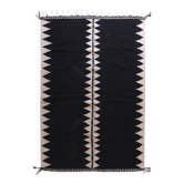 Tapis Kilim Noir - 303 x 203 cm