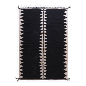 Tapis Kilim Noir - 303 x 203 cm