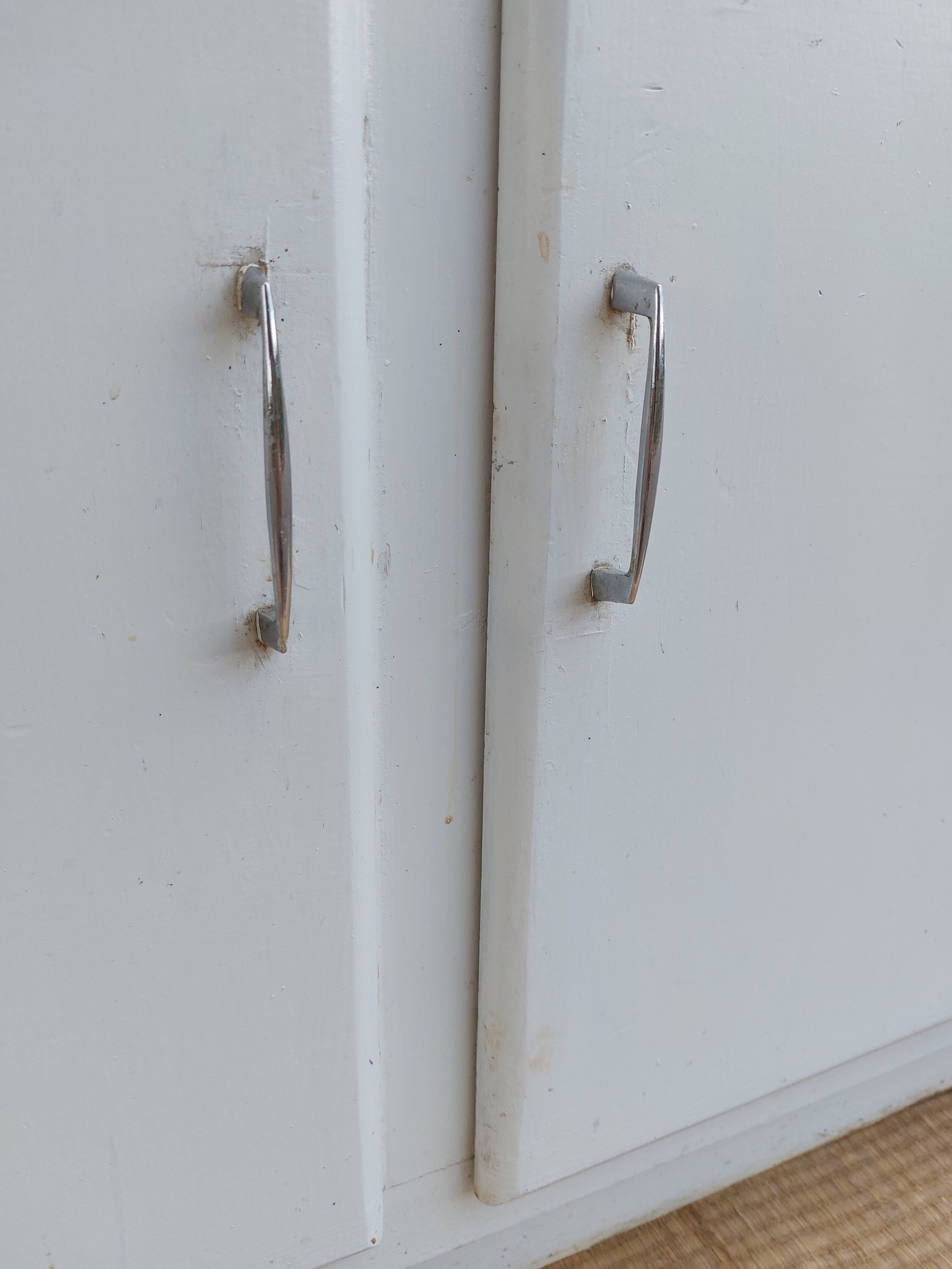 wooden cupboard, formica top