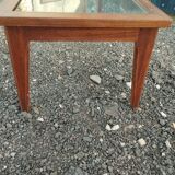 Vintage Scandinavian-style wooden coffee table.