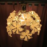 Suspension, vintage chandelier, 18 flowers