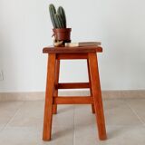 Vintage solid wood stool