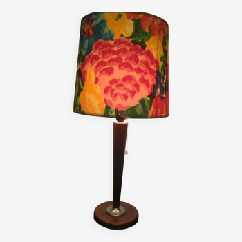 Mazda style lamp - vintage - unique lampshade