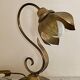 Brass flower lamp