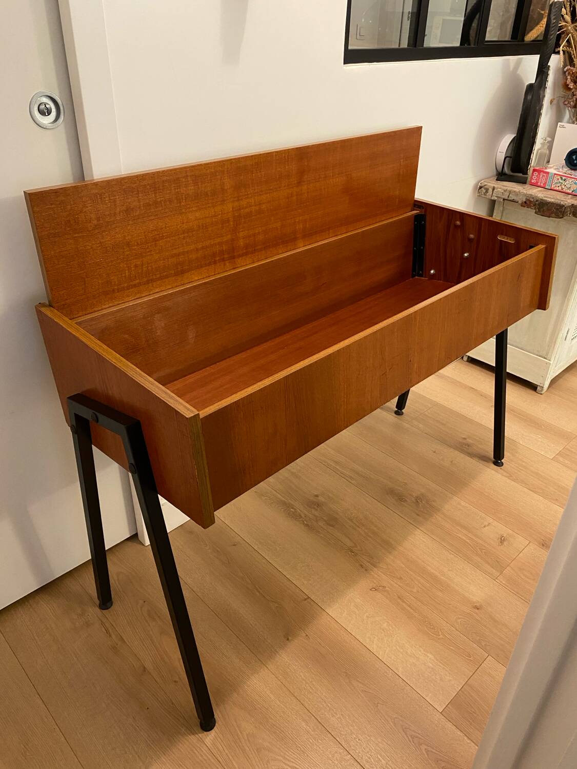 1960s console storage unit