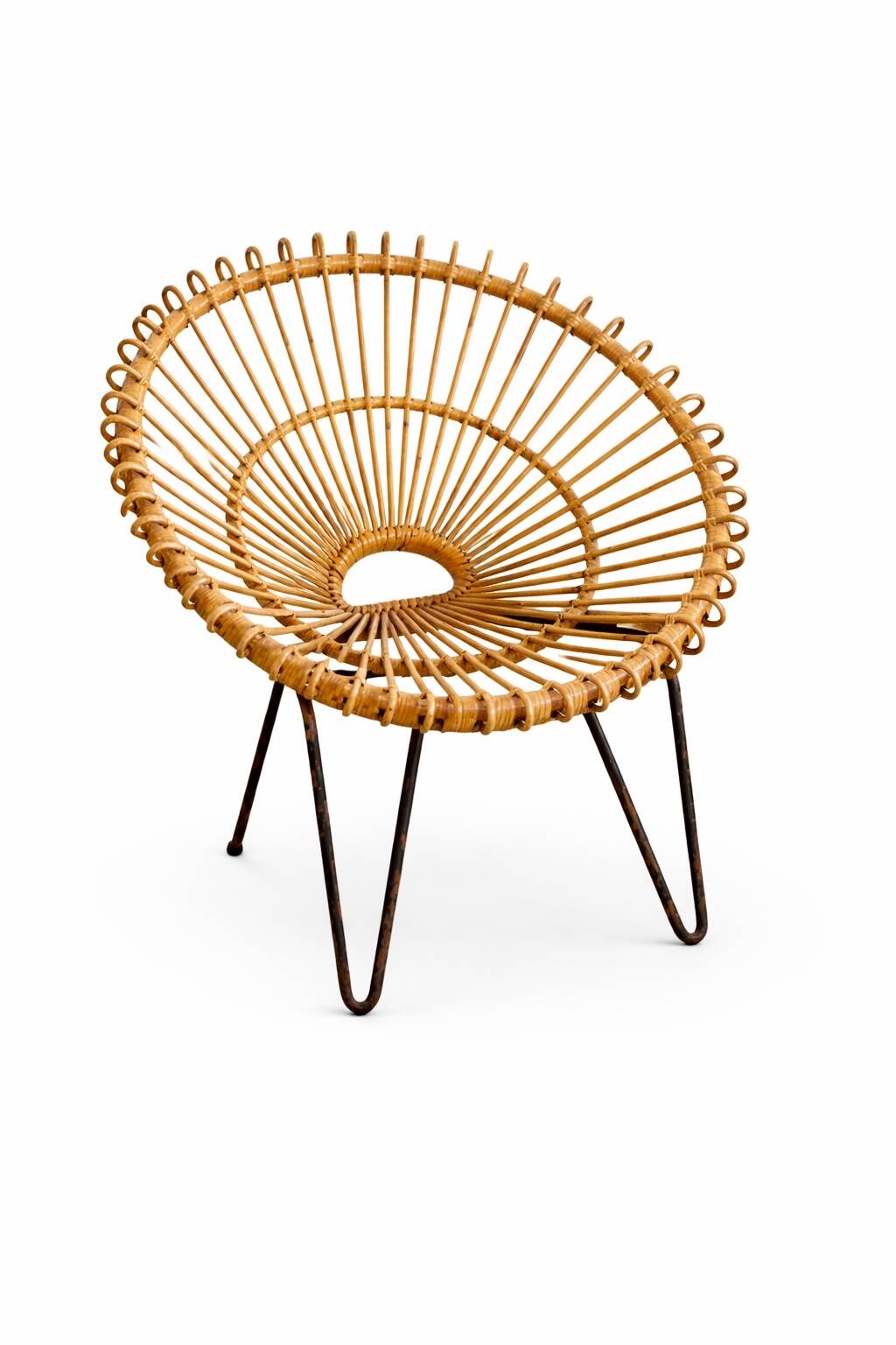 Rattan armchair sun Janine Abraham