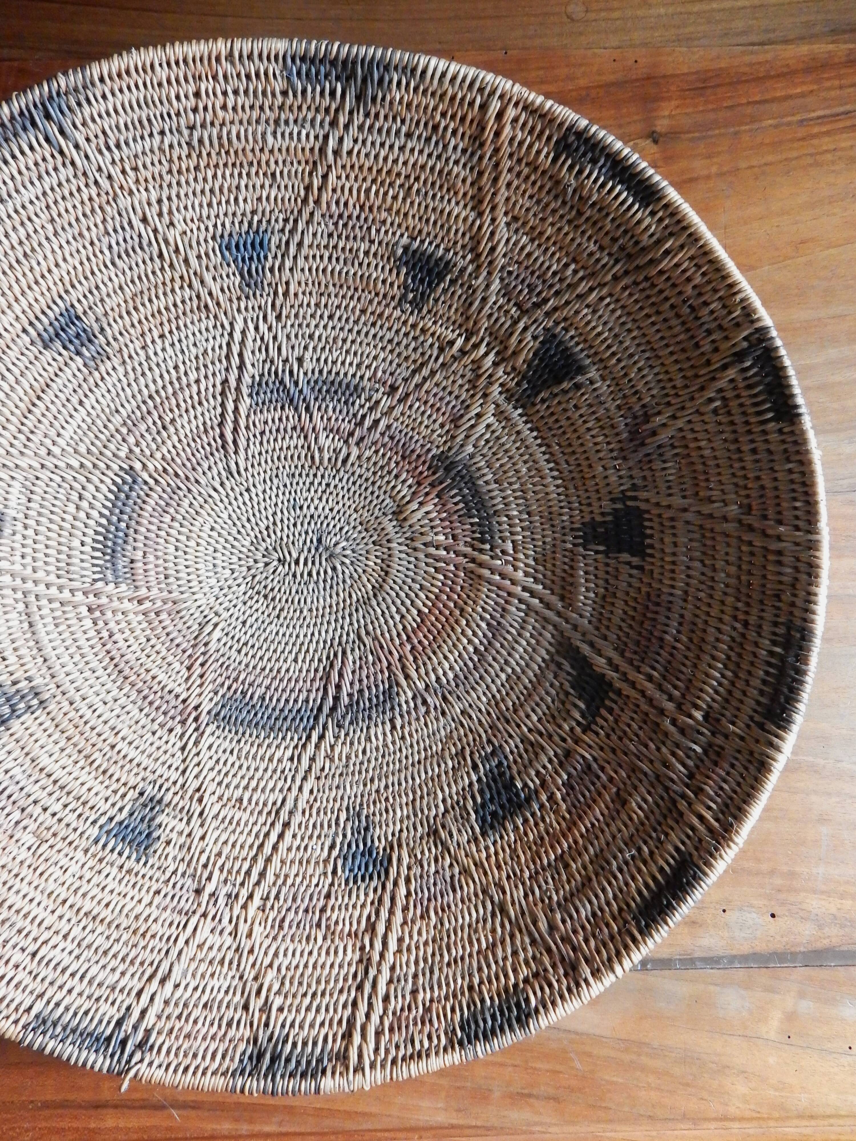 Ancient Makenge basket from Zambia