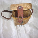 Cure glass and wicker basket