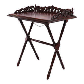 Antique Mahogany tray table Victorian 1880 England