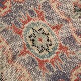 Tapis Vintage Corail Médaillon Patiné Chic, 143x235 Cm