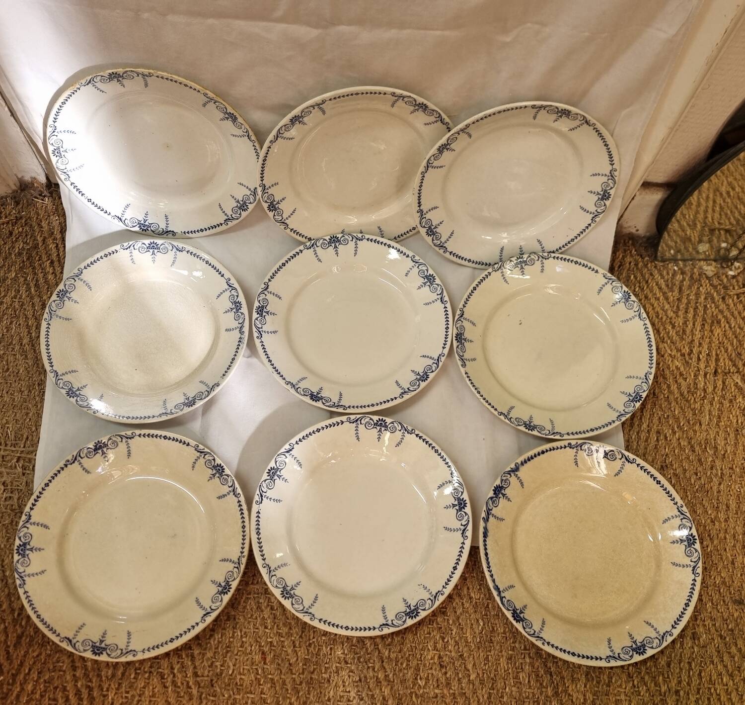 Lunéville plates Austerlitz model from 1890