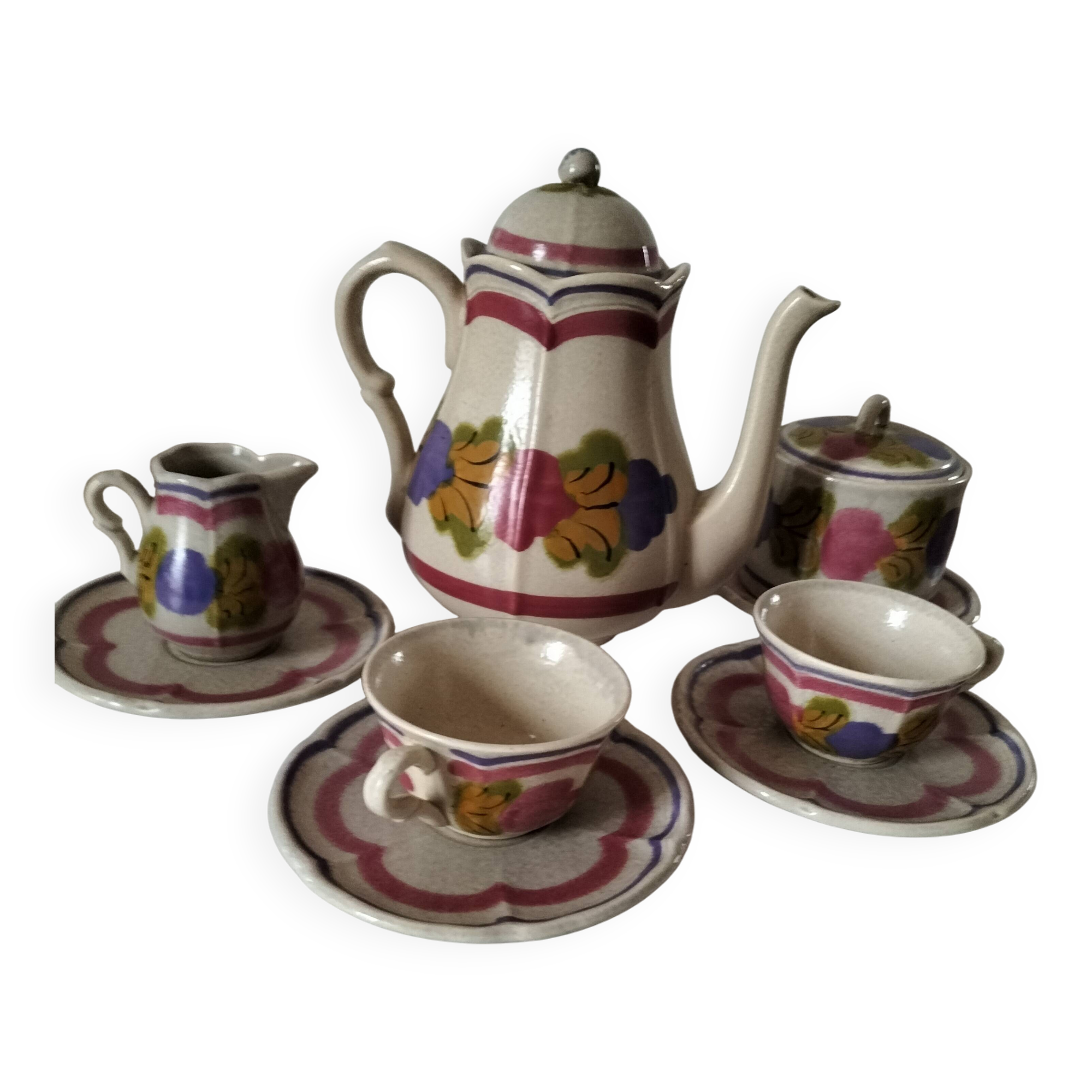 Ninon Coffee Service from Pornic Earthenware