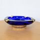 Cendrier "Cobalt & Or"