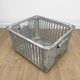 Large industrial aluminum laundry crate from the 60s