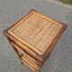 Vintage rattan stool