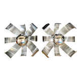 Paire d’appliques Space age