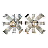 Paire d’appliques Space age